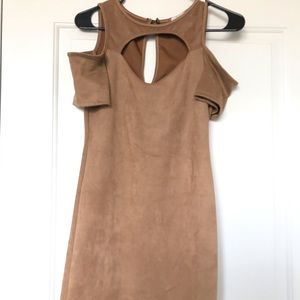 Suede Mini Dress